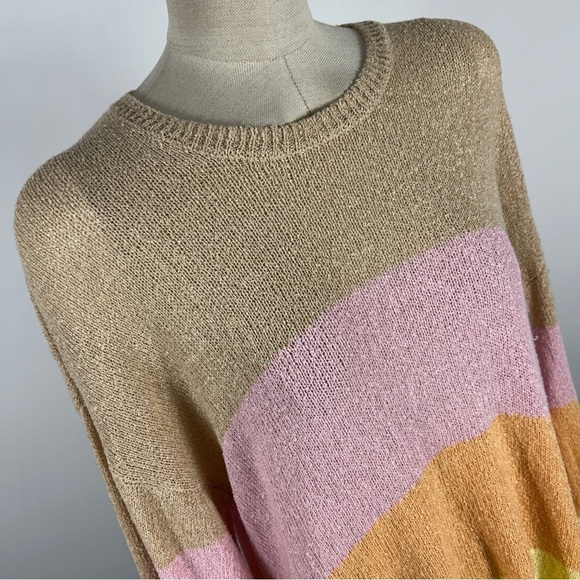 Show Me Your MuMu Multicolor Striped Sweater Size Medium - Picture 6 of 10